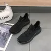 Sapatos casuais senhoras correndo plus size 35-42 malha respirável ao ar livre tênis mulher leve ginásio andando plana feminino