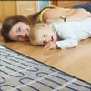 Sistema tappetino per cavo di riscaldamento in legno per pavimenti per il riscaldamento del soggiorno camera da letto 230 V 150W/M2 Quckly Warmup Facile da installare