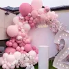 Borstar Pink Balloon Garland Arch Kit Happy Birthday Party Decor Kids Baby Shower Girl Globo Wedding Birthday Ballons Party Supplies