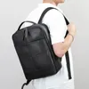 Sac à dos en cuir véritable pour hommes, sac à dos pour ordinateur portable de 13.3 pouces, sac d'affaires décontracté, sacs de voyage, sac d'école Vintage Mochila