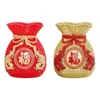 Vases Spring Festival Purse Feng Shui Vase Ornament Statue Resin Material For Indoor