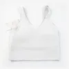 lu lu Women's lemon Comfortable Wide Fill Running Sports Bra U-shaped Racing Strap Yoga Bra Top with Detachable Cup