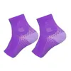 Herrensocken, violette Farbe, Neuropathie, blaues Nylon, beruhigende Linderung, Kompression, Schweißabsorption, atmungsaktiv, Comprex-Knöchelärmel