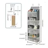 Storage Bags 4 Layer Convenient Hanging Pocket Behind The Door Durable Wall Mounted Bathroom Closet