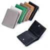 short Wallet for Women with Multiple Card Slots and Foldable Design Made of Top-grain Leather l2Wn#