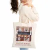 daunt Books Tote Bag Shakespeare and Company Totes Canvas Umhängetasche Ästhetik Shop Bag Handtaschen Bibliothek Zurück zum Geschenk 75PZ#