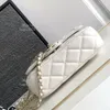 Designer Crossbody Bag 1: 1 Masa lustra 16 cm dama torba na ramię luksusowa torba łańcuchowa mini klapa z pudełkiem L0203