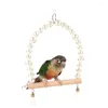 Other Bird Supplies Climbing Branch For Parrots Swing Hanging Toy Parakeets Cockatiel