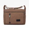 Saco de viagem masculino lona casual ombro crossbody sacos hight qualtiy sacos ao ar livre homens trabalho retro zíper sling saco w2wA #