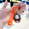 designs cartoon anime demon killer Nezuko PVC 3D keychain double-sided character pendant Agatsuma Zenitsu keychain free shipping DHL/UPS