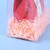 1 sztuki nowe serce Przezroczysta przezroczystość PVC Ozdoba ozdoby ślubnej torby na prezent Plastikowe kosmetyki torba galaretka B2DH#