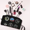 Borse portaoggetti Six Dials Simulatore di volo Borsa per cosmetici da viaggio pilota Aereo Aereo Trucco Organizzatore da toilette Lady Beauty Dopp Kit