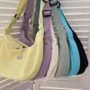 Fourre-tout toile sac à bandoulière mode couleur unie fermeture éclair sacs à bandoulière sacs à main Sport Shopper étudiant