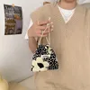kawaii Cloth Floral Travel Cosmetic Lipstick Coin Purse Storage Bag Cute Makeup Handbags Women Wallet Organizer Small Pouch Bags u0JP#