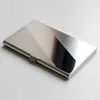 busin Card Holder Stainl Steel Card Wallet ID Credit Card Holder Women Men Waterproof Protector Metal Name Cardholder e5sN#