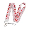 1 stücke Lanyard Arbeit Pass Bus Karte Hülse Seil Schöne Carto Doktor Krankenschwester Neck Strap Halskette Typ Personal ID Name abzeichen Halter Taschen x3Ib #