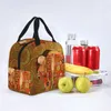 Gustav Klimt Sac à lunch isolé Portable Freyas Art Lunch Ctainer Sac isotherme Fourre-tout Boîte à lunch Travail Voyage Sac de nourriture h8cE #