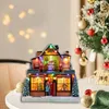 Decoratieve beeldjes LED-kerstverlichting Huissculptuur Vakantieornamenten Tafelblad-middenstukken