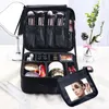 Draagbare Profial Make-Up Case Waterdichte Reizen Make-Up Tas Vrouwelijke Met Spiegel Cosmetologie Nail Tool Koffer Voor Vrouwen N51p #