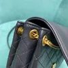 Torba na ramię designerka torba crossbody lusterka 1: 1 wysokiej jakości luksusowe torby mody mini nolita w łańcuchowej torbie jambskin