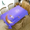 Restaurant Kitchen Rectangular Tablecloth Table Decorations Ramadan Festival Home Muslim Islamic Festival Party Decorations