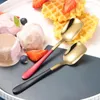 Spoons 1pc Stainless Steel Coffee Spoon Creative Drinking Tea Ice Cream Scoop Kitchen Accessories Tableware Cooking Tools