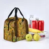 Gustav Klimt The Kiss Bolsas de almuerzo con aislamiento Fote de fugas Freyas Art Lunch Ctainer Cooler Bag Box Lunch Box Picnic C7ta#