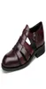 Estilo italiano moda sandálias de couro genuíno para homens sandálias de vestido de negócios sapatos de couro artesanal homens sandalias tamanho grande 3547 y4907630