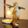 Lampes de table Sofeina Nordic Lamp Creative Squirrel LED DÉCORATIVE POUR LES ENFANTS À LA MAIS