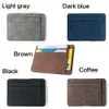 Men Pu Leather Wallet Wallet Coin Pocket Corder Card Core Bag zip bag fi slim u8qu#