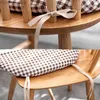 Cushion Decorativo almohada nórdica silla de esponja silla de comedor cojín de algodón de algodón silla de comedor sin deslizamiento silla decorativa cojín de coma