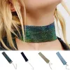 Hangers Mode Vrouwen Sieraden Dames Sexy Halsbanden Glanzende Pailletten Onzichtbare Sleutelbeen Keten Meisjes Bar Punk Gothic Choker A1