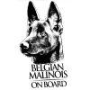 N322# Belgian Malinois Vinyl Decal Car Sticker Mechelaar Shepherd Dog Sign Art Print Stickers