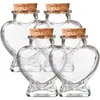 Вазы-бутылки с пробкой Контейнеры для банок с песком Герметичные крошечные банки для хранения свадебных сувениров Стеклянные маленькие мини-контейнеры