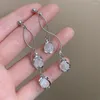 Boucles d'oreilles en peluche longue gouttes en alliage de style alliage cadeau de haute qualité bijoux de haute qualité