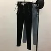 Plus -storlek hög midja sexig mager blyerts jeans för kvinnliga jeans leggings denim byxor smala kvinnliga byxor 240315