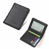 men Wallet Short Skin Wallets Purses PU Leather Mey Clips Thin Wallet For Men Purses A19a#