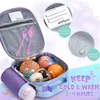 3d Mermaid Lunchbag für Mädchen isolierte Lunchbox mit für Kinder Picknick Frühstück Food School Handheld -Tasche J4UG#