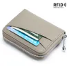 new Women Wallet Genuine Leather Card Holders Female Cowhide Wallets Fi Small Portable Purses Cute Wallet Coin Bags Clutch k5r4#