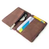 Men Pu Leather Wallet Wallet Coin Pocket Corder Card Core Bag zip bag fi slim u8qu#