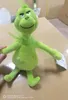 Poupée en peluche monstre vert de noël, poupée garçon/fille, cadeau d'anniversaire idéal pour enfants, livraison gratuite DHL/UPS