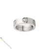 Love Jewelry Designer for Women Gold Ring 3 Diamonds Titanium Steel Rings Gold-Plated Never Fading Nongergic, Store/21621802