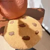 Cuscinetto cuscino cookie fumetti sedili peluche cuscini morbidi cuscini di cibo cuscini di bambole ripieno giocattoli per bambini decorazioni di camere da compleanno e regali di nuovo anno y24040