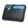 Rétro en cuir crédit Busin Mini carte portefeuille 2022 Cvenient homme femmes portefeuille intelligent Busin porte-carte C portefeuille porte-cartes 03Th #