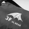 Taschen 3f UL -Ausrüstung Camping Zelt Fliegenblatt Aufbewahrung Tasche mit großer Kapazität Reisetasche Handtasche für den Außenpolyester im Freien 150d Oxford Stoff