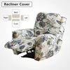 Stollekläder Forcheer Printed Recliner Sofa Cover Losing Seat Single Couch Lazy