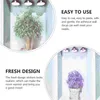 Sfondi 5 pezzi 3D Bonsai Adesivo da parete Realistico adesivo per piante in vaso per interni per soggiorno camera da letto
