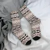 Chaussettes pour hommes motif décoratif teckel en pastels fou unisexe chien Style de rue sans couture imprimé équipage chaussette cadeau pour garçons