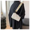 women Ste Pattern Crossobdy Bags PU Leather Large Shoulder Bags Fi Handbag Burlap Jute Shop Bag J1fn#