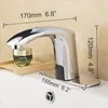 Robinets d'évier de salle de bains KEMAIDI Design et froid automatique mains tactile capteur robinet robinet matériau en laiton